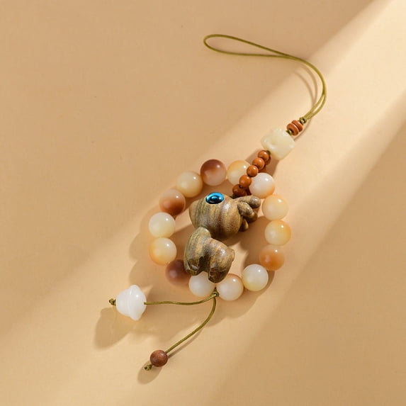 Exquisite Fashion Beaded Phone Charm Keychain Bag Chain Automobile Hanging Ornament