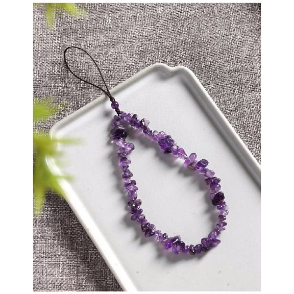 Exquisite Fashion Irregular Shape Crystal Mobile Phone Lanyard Female Crystal Gravel Wrist Strap Hanging Ornaments