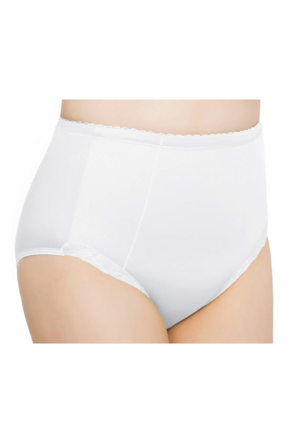 Control Top Slimming Body Shaper Panties, Medium Control, Lace, 2-Pack 51070261A