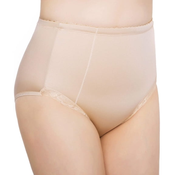 Exquisite Form Control Top Slimming Body Shaper Panties, Medium Control, Lace, 2-Pack 51070261A