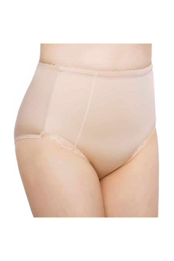 Control Top Slimming Body Shaper Panties, Medium Control, Lace, 2-Pack 51070261A
