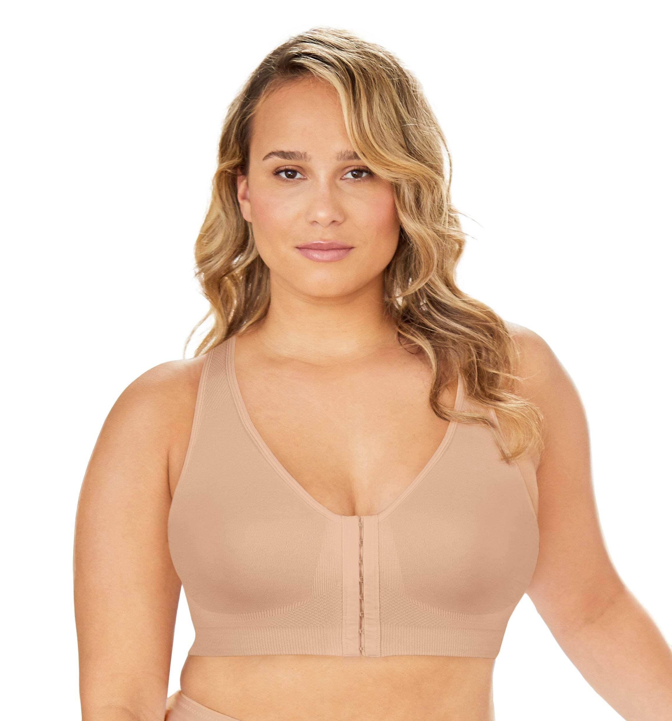 Exquisite Form 5101000 Fully® Seamless Wireless Full Coverage Bra with Front Closure