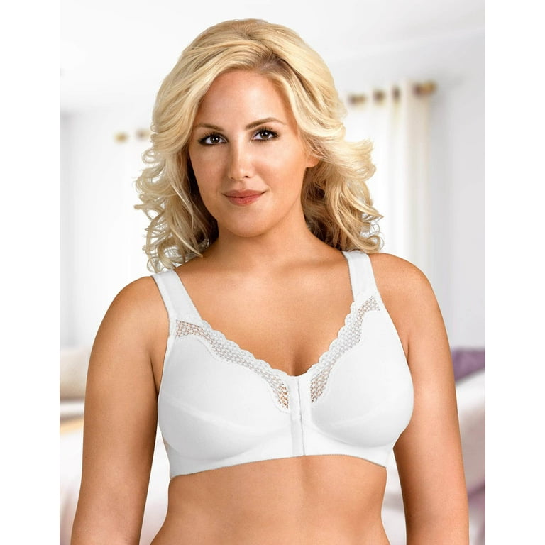 Exquisite Form FULLY® Front Close Wirefree Cotton Posture Bra with