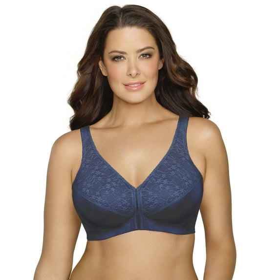 Exquisite Form 5100565 Fully® Lace Wireless Back & Posture Support Bra with Front Closure