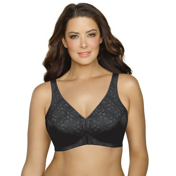 Exquisite Form 5100565 Fully® Lace Wireless Back & Posture Support Bra with Front Closure