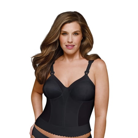 Exquisite Form 5107532 Fully® Slimming Wireless Back Posture Support Longline Bra with Back Closure