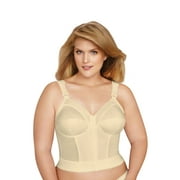 Exquisite Form 5107530 Fully  Slimming Wireless Back & Posture Support Longline Bra with Front Closure