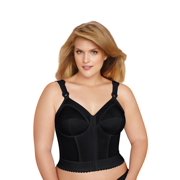 Exquisite Form 5107530 Fully® Slimming Wireless Back & Posture Support Longline Bra with Front Closure