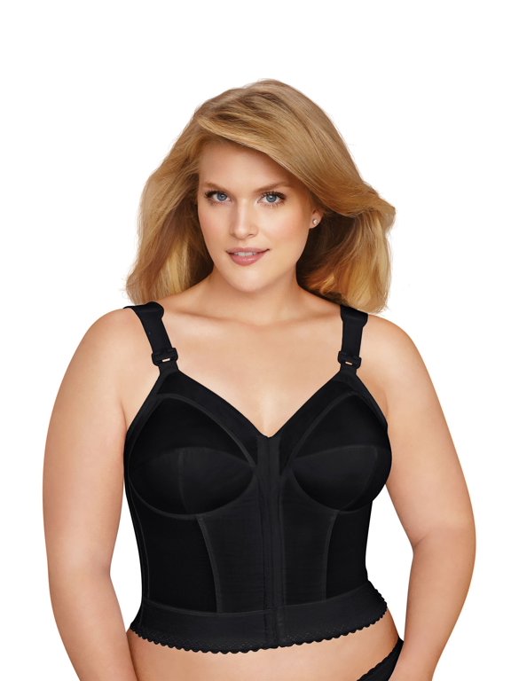 5107530 Fully® Slimming Wireless Back & Posture Support Longline Bra with Front Closure