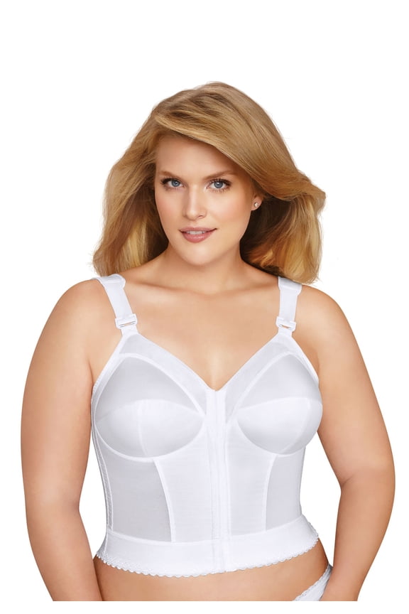 5107530 Fully® Slimming Wireless Back & Posture Support Longline Bra with Front Closure