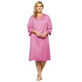 thumbnail image 1 of Exquisite Form -Women's Button Front Knee Length Robe - Style 10107, 1 of 6