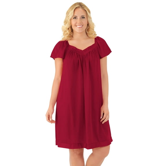 Exquisite Form - Women's Flutter Sleeve Gown - Style 30109