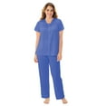 thumbnail image 1 of Exquisite Form Nylon Tricot Short Sleeve Matching Pajama Set 90107, 1 of 5