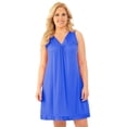 thumbnail image 1 of Exquisite Form Nylon Tricot Sleeveless Short Knee Length Nightgown 30107, 1 of 6