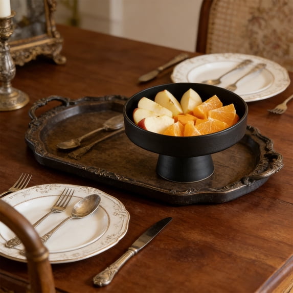 Exquisite Fruit Plate Candy Tray, Decorative Snack Plate for Living Room Coffee Table, Lightweight Plastic Serving Dish