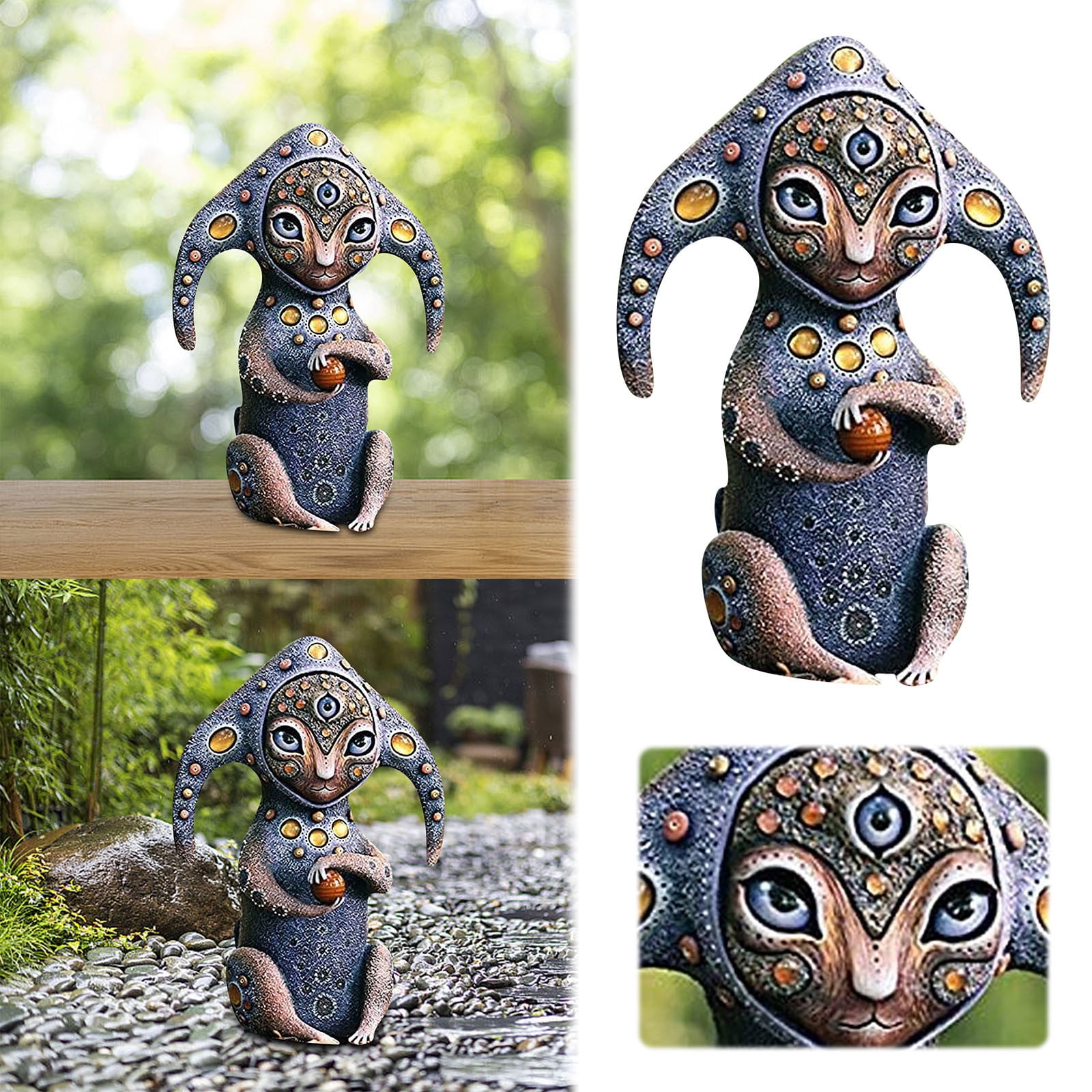 Exquisite Full Size Platform Bed Bed Platform 9/11 Statue Three Statue