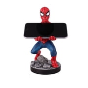 Exquisite Gaming: Marvel: The Amazing Spider-Man - Original Mobile Phone & Gaming Controller Holder, Device Stand, Cable Guys, Licensed Figure