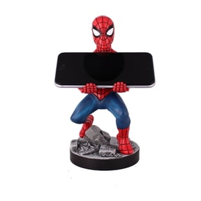 Exquisite Gaming: Marvel: The Amazing Spider-Man - Original Mobile Phone & Gaming Controller Holder, Device Stand, Cable Guys, Licensed Figure