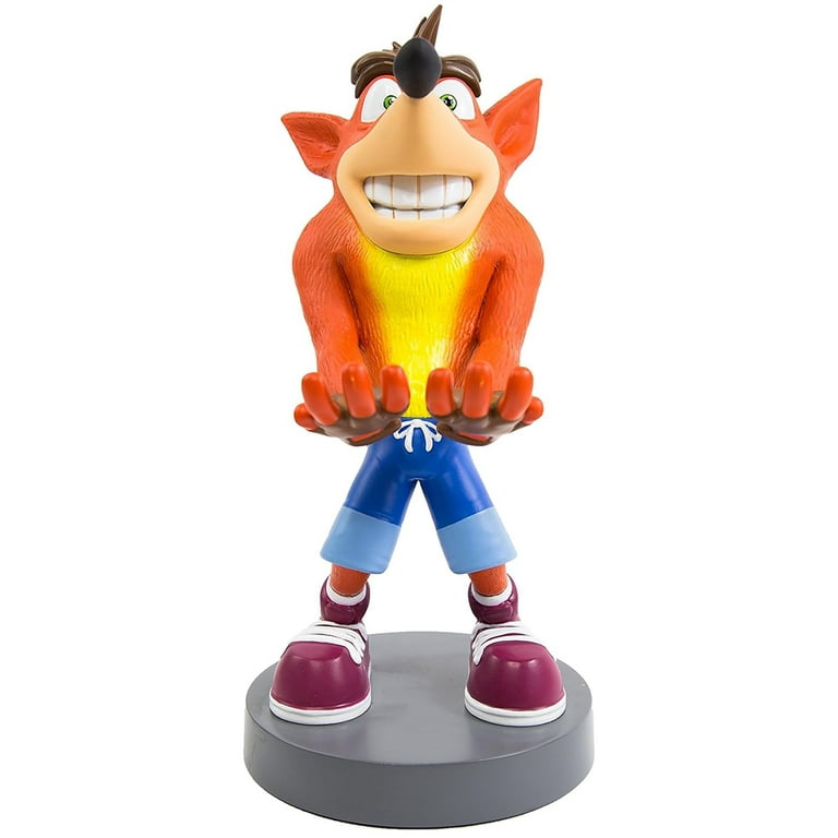 Exquisite Gaming: Crash Bandicoot Trilogy - Original Mobile Phone & Gaming  Controller Holder, Device Stand, Cable Guys, Licensed Figure
