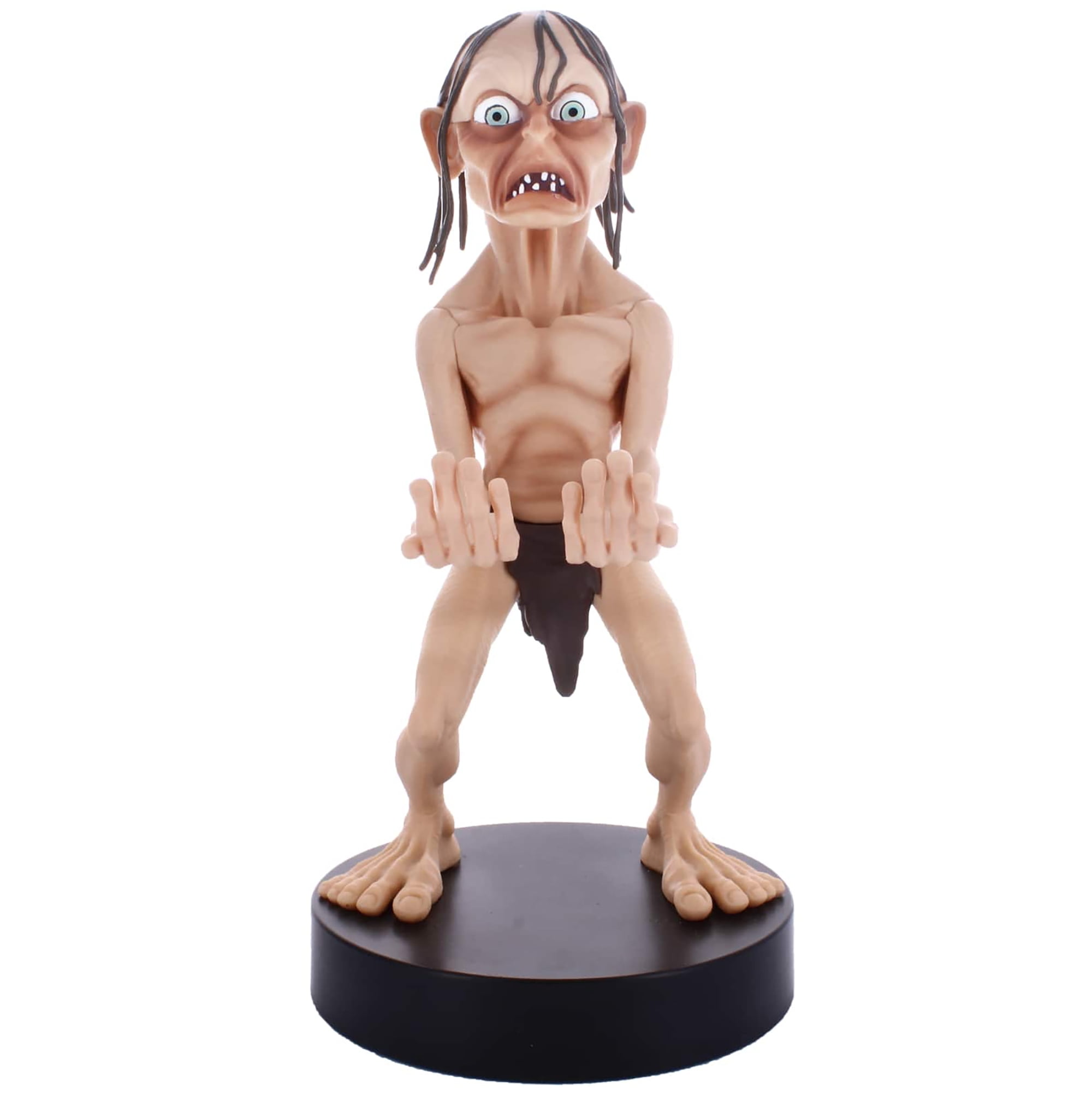 Exquisite Gaming: Lord of the Rings Gollum - Original Mobile Phone & Gaming Controller Holder, Device Stand, Cable Guys, LOTR Licensed Figure