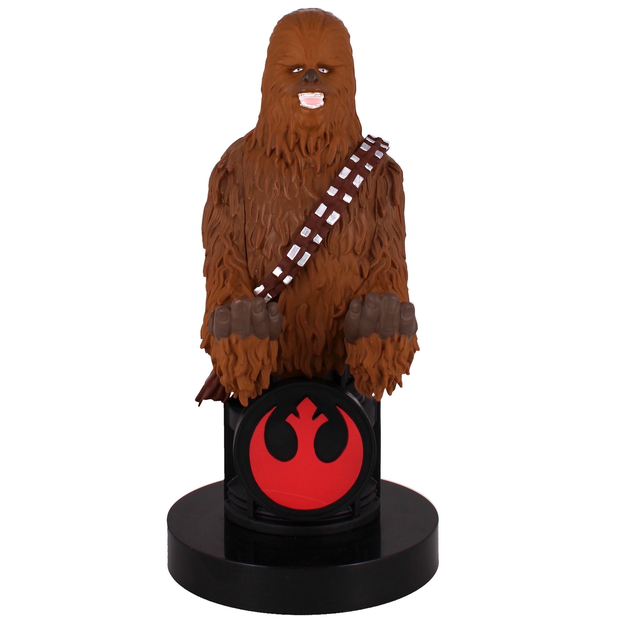 Exquisite Gaming: Star Wars: Chewbacca - Original Mobile Phone & Gaming Controller Holder, Device Stand, Cable Guys, Licensed Figure