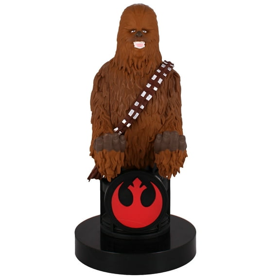Exquisite Gaming: Star Wars: Chewbacca - Original Mobile Phone & Gaming Controller Holder, Device Stand, Cable Guys, Licensed Figure
