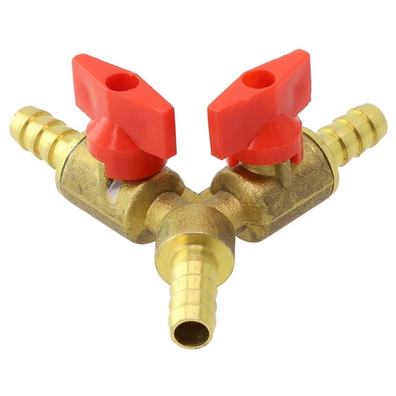 Exquisite Garden Irrigation Pipe Connection Brass Valve Shut Off Ball Valve 8mm/10mm Brass Material Easy To Install
