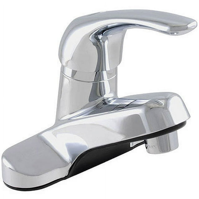 Exquisite Green Single-Handle Lavatory Faucet with Pop Up, Chrome