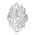 thumbnail image 1 of Exquisite Hidden Butterfly In Swirls Sterling Silver Ring-7, 1 of 5