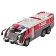 thumbnail image 1 of Exquisite High Pressure Water Gun Fire Truck Model Pull Back & Light Sound Souvenir Gifts Model Car, 1 of 8