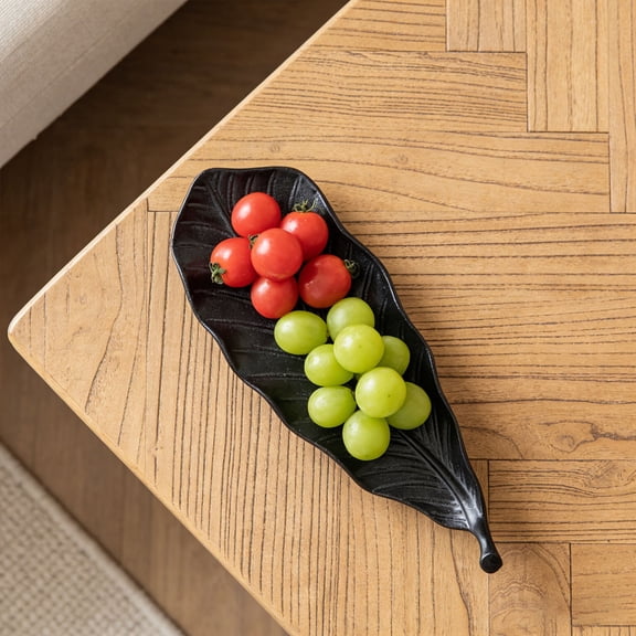 Exquisite Home Decor Ornament, Ceramic Long Platter – Creative Oblong Serving Tra, Ceramic Ornament, Ceramic Decor, Handmade Craft.