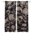 thumbnail image 1 of Exquisite House Tattoo Black Art Halloween Window Treatments Curtains Valance Living Room Curtains Bedroom Fab, 1 of 5