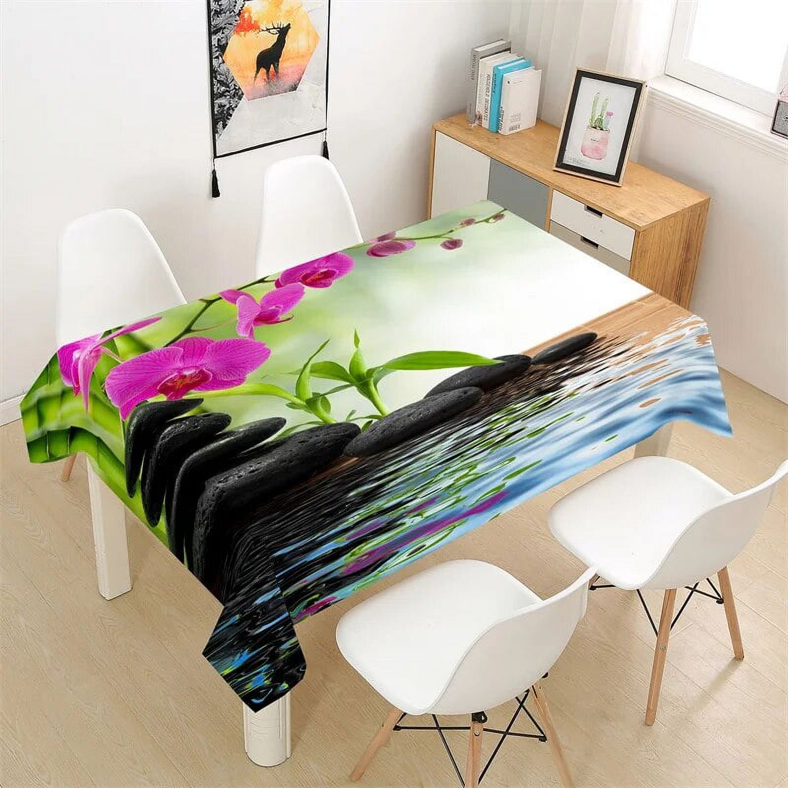 Exquisite Ink Decoration Tablecloth Restaurant Kitchen Picnic Table