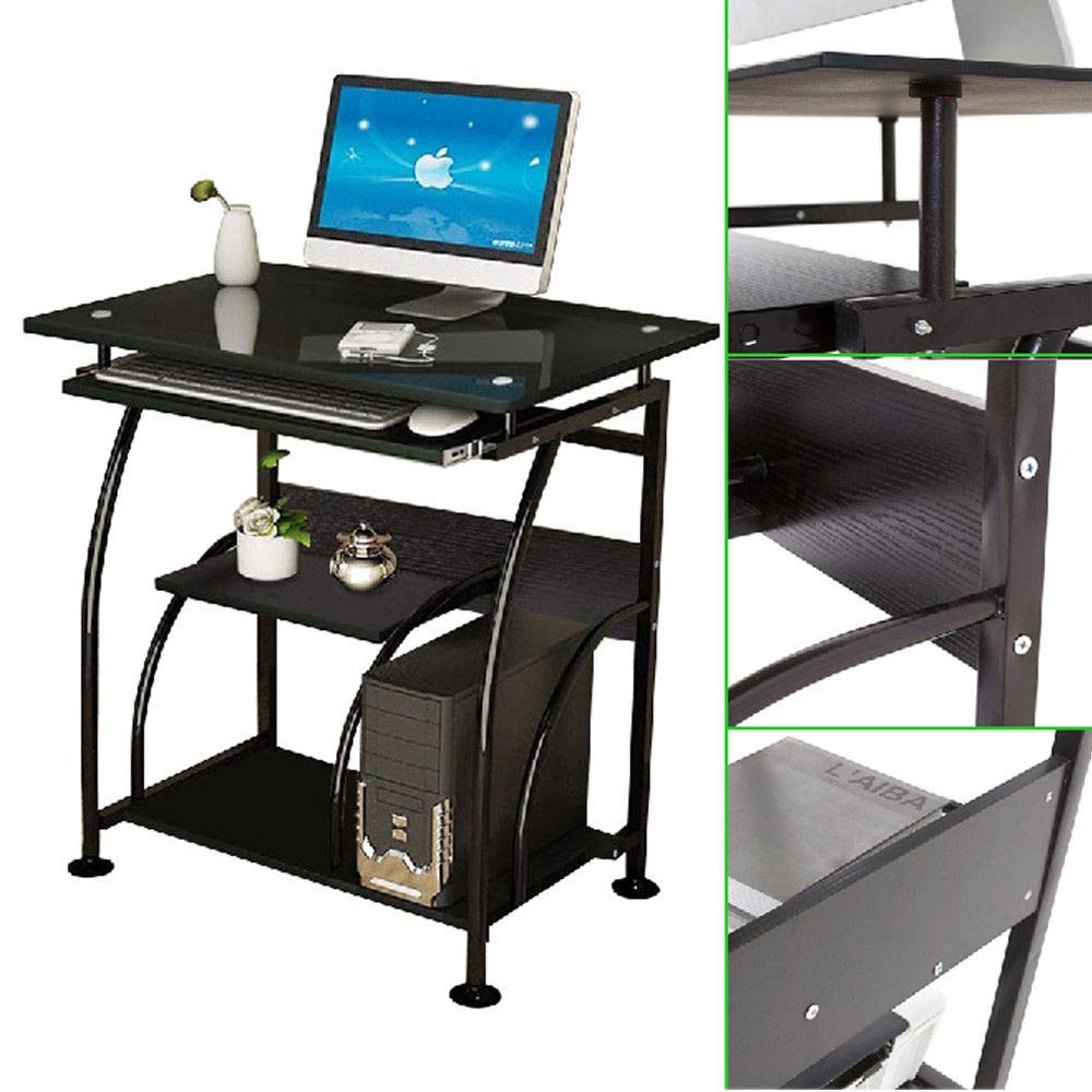 Exquisite Integrated Stalinite Computer Desk Office Corner Laptop Table ...