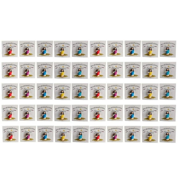 Exquisite Jesus Pocket Card - Religious Gift, Prayer Blessing, Christmas Decor