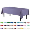 thumbnail image 1 of Exquisite Lavender Plastic Tablecloth Cover - 54" x 108" - Heavy Duty - Disposable - 2 Pack, 1 of 6