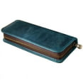 thumbnail image 1 of Exquisite Leather Pen for Case Portable Zipper Pencil Bag Multiple Elastic Pen S, 1 of 21