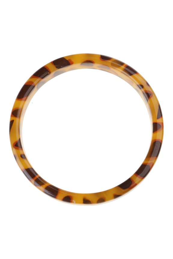 Exquisite Leopard Mottled Bangle Classical Leopard Mottled Bangle Tortoiseshell Acrylic for Daily