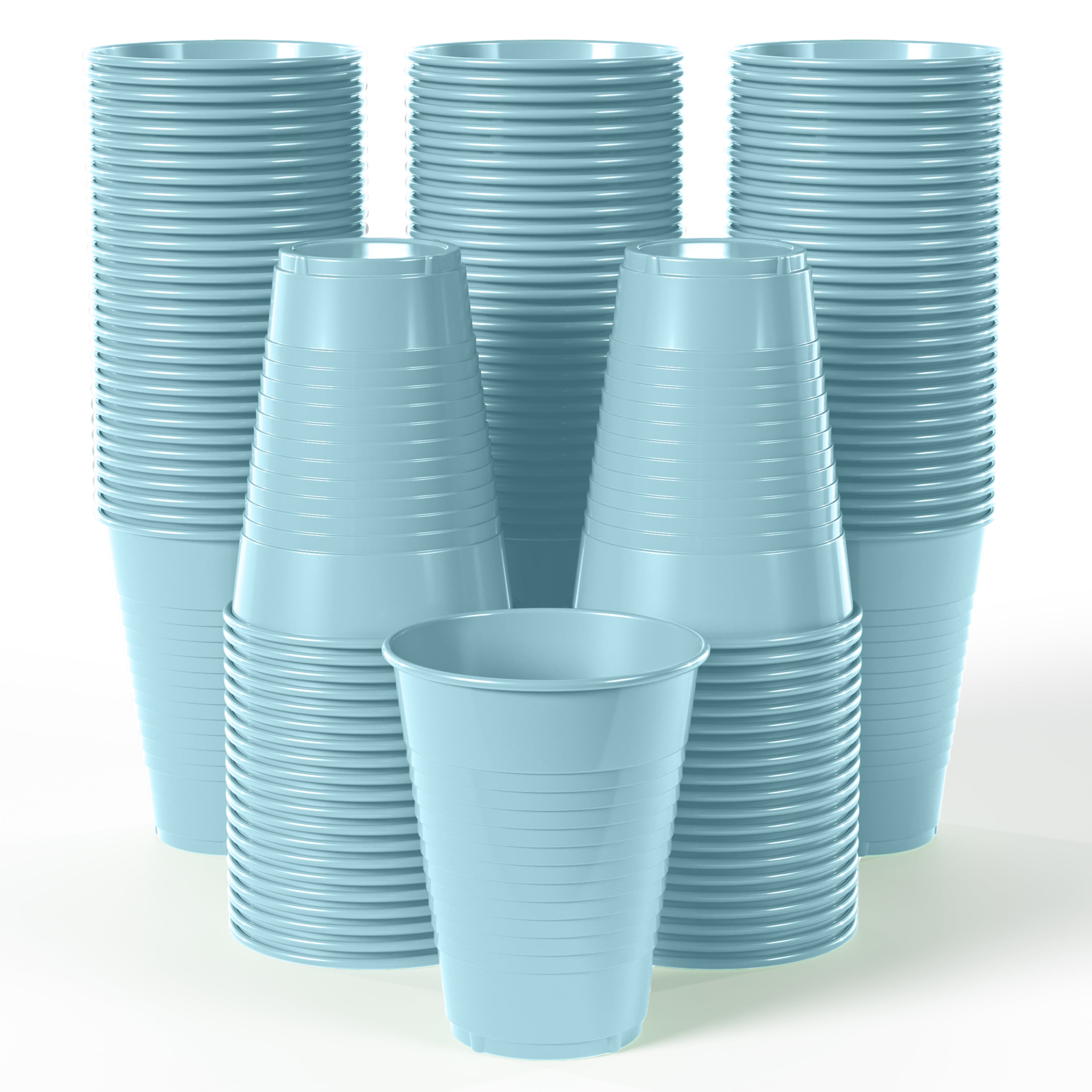 Club Pack of 240 Blue Small Round Premium Pastel Disposable Party Bowls 12  oz. - Bed Bath & Beyond - 16607375
