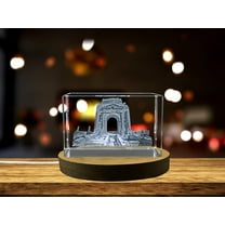 Exquisite Mactaris 3D Engraved Crystal Gift