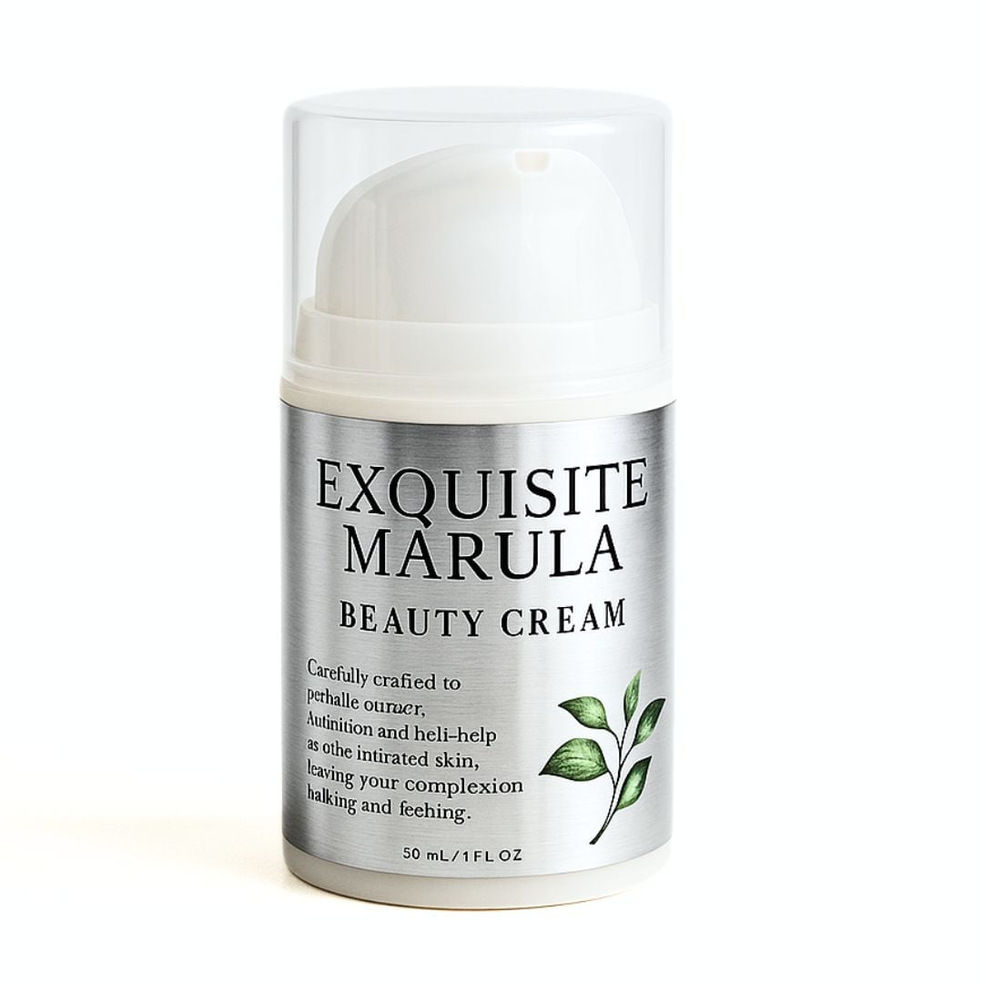 Nature Skin Shop Exquisite Marula Beauty Cream, Daily Moisturizer for Dry, Mature Skin for a Radiant Glow, 1.7 Oz