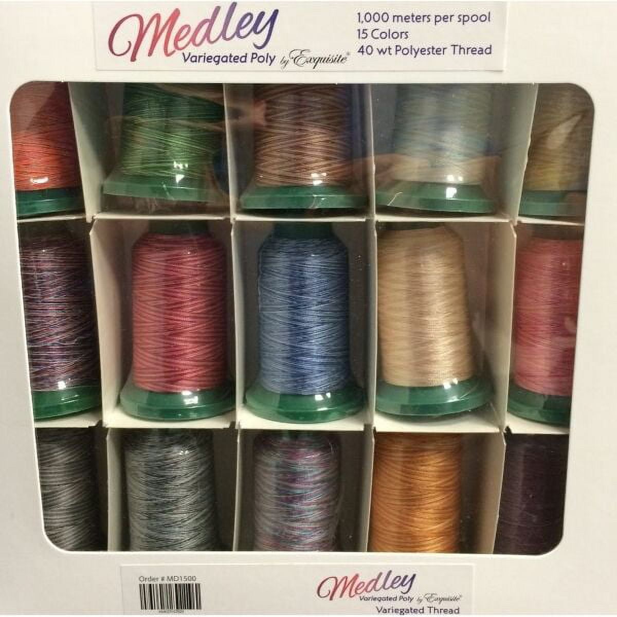 Isacord Embroidery Thread Variegated (9916 Rainbow)