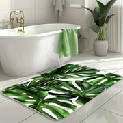Exquisite Monstera Leaf Design Bathroom Set Tropical Elegance for Your Home Spa Sanctuary