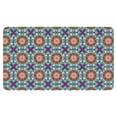 thumbnail image 1 of Exquisite Moroccan Trellis Small Kitchen Rug - No-Skid, Absorbent Indoor Entryway Door Mat with Soft Rubber Backing - Ideal Throw Carpet for Bedside, 1 of 6