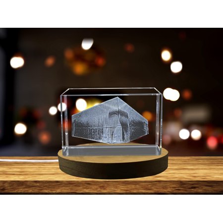 Exquisite Nebuta Museum Wa Rasse Architecture 3D Crystal Keepsake