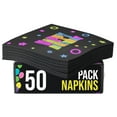 thumbnail image 1 of Exquisite Neon Birthday Print Paper Luncheon Napkins - 50 Ct., 1 of 4