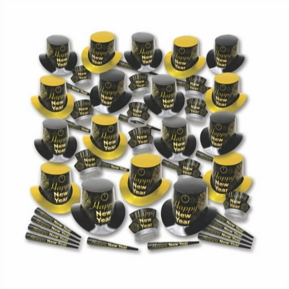 Exquisite New Year's Eve Party Set For 100 - 200 Piece Plastic Favors