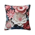 Exquisite Paper Flower Pillow cover decoration pillowcase standard size