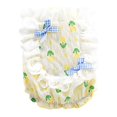 thumbnail image 1 of Exquisite Pet Dress Pattern with Bow knot Lace Design Button Closure Breathable Sun Acrylic Fiber Floral Printing Dog Princess Dress Pet Garment, 1 of 8