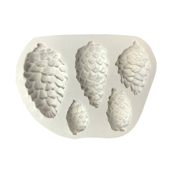 Exquisite Pine Cones Molds 3D Handmade Soap Bar Craft Kitchen Baking Fond Family